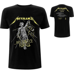Metallica - And Justice For All Tracks Uni Bl  in the group MERCHANDISE / T-shirt / Hårdrock at Bengans Skivbutik AB (5544907r)