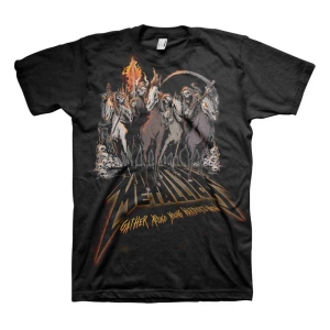 Metallica - 40Th Anniversary Horsemen Uni Bl  in the group MERCHANDISE / T-shirt / Hårdrock at Bengans Skivbutik AB (5544925r)