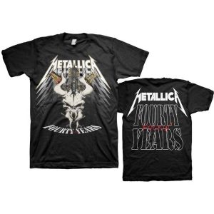 Metallica - 40Th Anniversary Forty Years Uni Bl  in the group MERCHANDISE / T-shirt / Hårdrock at Bengans Skivbutik AB (5544928r)