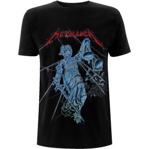 Metallica - Blue Justice Uni Bl   in the group MERCHANDISE / T-shirt / Hårdrock at Bengans Skivbutik AB (5544934r)