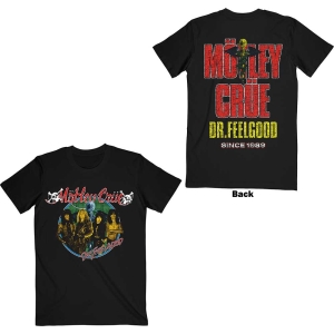 Mötley Crue - Dr Feelgood Circle Photo Black T-Shirt in the group OUR PICKS / New Merch / June at Bengans Skivbutik AB (5544957r)