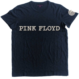 Pink Floyd - Logo & Prism App Slub Uni Navy  in the group MERCHANDISE / T-shirt / Pop-Rock at Bengans Skivbutik AB (5545561r)