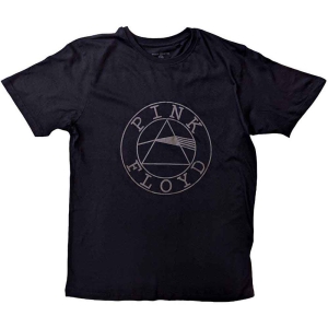 Pink Floyd - Circle Logo Hi-Build Uni Bl  in the group MERCHANDISE / T-shirt / Pop-Rock at Bengans Skivbutik AB (5545626r)