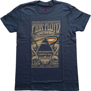 Pink Floyd - Carnegie Hall Poster Lady Navy in the group MERCHANDISE / T-shirt / Pop-Rock at Bengans Skivbutik AB (5545647r)