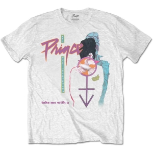 Prince - Take Me With U Uni Wht  in the group MERCHANDISE / T-shirt / Pop-Rock at Bengans Skivbutik AB (5545848r)