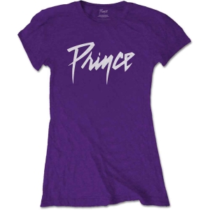 Prince - Logo Lady Purp  in the group MERCHANDISE / T-shirt / Pop-Rock at Bengans Skivbutik AB (5545851r)