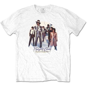 Prince - Purple Rain Circle Uni Wht  in the group MERCHANDISE / T-shirt / Pop-Rock at Bengans Skivbutik AB (5545870r)