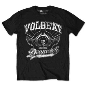 Volbeat - Rise From Denmark Uni Bl in the group MERCHANDISE / T-shirt / Hårdrock at Bengans Skivbutik AB (5546183r)