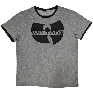 Wu-Tang Clan - Logo Ringer Uni Grey  in the group MERCHANDISE / T-shirt / Hip Hop-Rap at Bengans Skivbutik AB (5546187r)