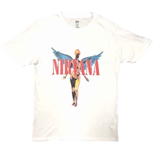 Nirvana - Angelic Uni Wht  in the group MERCHANDISE / T-shirt / Pop-Rock at Bengans Skivbutik AB (5546458r)
