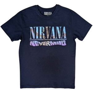 Nirvana - Nevermind Uni Navy  in the group MERCHANDISE / T-shirt / Pop-Rock at Bengans Skivbutik AB (5546474r)