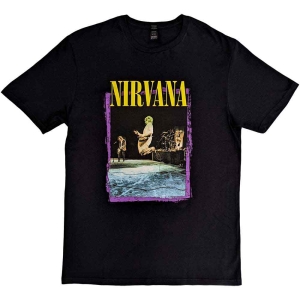 Nirvana - Stage Jump Uni Bl  in the group MERCHANDISE / T-shirt / Pop-Rock at Bengans Skivbutik AB (5546491r)