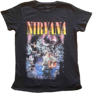 Nirvana - Unplugged Photo Lady Bl  in the group MERCHANDISE / T-shirt / Pop-Rock at Bengans Skivbutik AB (5546493r)