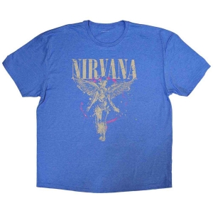 Nirvana - In Utero Uni Lht Blue  in the group MERCHANDISE / T-shirt / Pop-Rock at Bengans Skivbutik AB (5546496r)