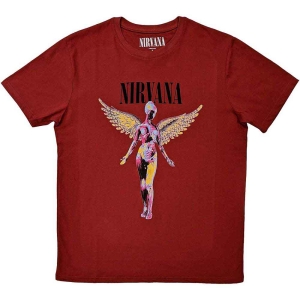 Nirvana - In Utero Uni Red  in the group MERCHANDISE / T-shirt / Pop-Rock at Bengans Skivbutik AB (5546497r)