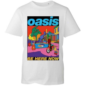 Oasis - Be Here Now Illustration Uni Wht  in the group MERCHANDISE / T-shirt / Pop-Rock at Bengans Skivbutik AB (5546504r)