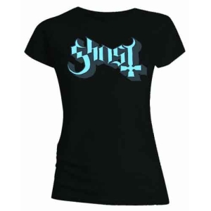 Ghost - Blue/Grey Keyline Logo Skinny Lady Bl  in the group MERCHANDISE / T-shirt / Hårdrock at Bengans Skivbutik AB (5546766r)