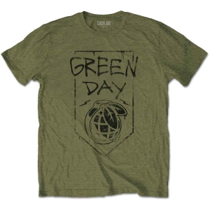 Green Day - Organic Grenade Uni Green  in the group MERCHANDISE / T-shirt / Punk at Bengans Skivbutik AB (5547157r)