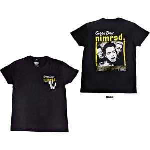 Green Day - Nimrod Breast-Print Uni Bl  in the group MERCHANDISE / T-shirt / Punk at Bengans Skivbutik AB (5547175r)