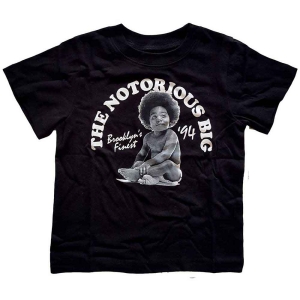 Biggie Smalls - Baby Toddler  T-Shirt Bl in the group MERCHANDISE / Merch / Hip Hop-Rap at Bengans Skivbutik AB (5548646r)