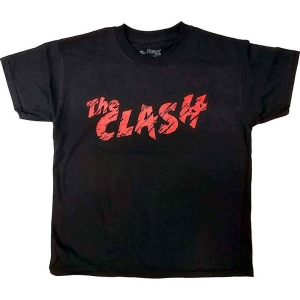 The Clash - Logo Boys T-Shirt Bl in the group MERCHANDISE / Merch / Punk at Bengans Skivbutik AB (5548675r)