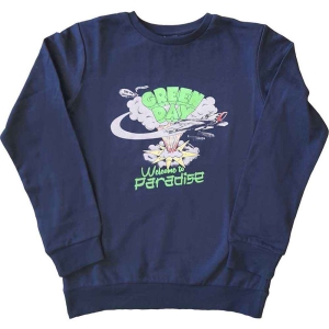 Green Day - Welcome To Paradise Boys Blue Sweatshirt in the group MERCH at Bengans Skivbutik AB (5548693r)