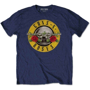 Guns N Roses - Classic Logo Boys T-Shirt Navy in the group MERCHANDISE / Merch / Hårdrock at Bengans Skivbutik AB (5548710r)