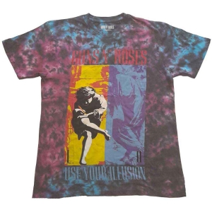 Guns N Roses - Use Your Illusion Boys T-Shirt Blue Dip- in the group MERCHANDISE / Merch / Hårdrock at Bengans Skivbutik AB (5548713r)
