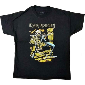 Iron Maiden - Piece Of Mind Boys T-Shirt Bl in the group MERCHANDISE / Merch / Hårdrock at Bengans Skivbutik AB (5548729r)