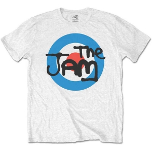 The Jam - Spray Target Logo Boys T-Shirt Wht in the group MERCHANDISE / Merch / Pop-Rock at Bengans Skivbutik AB (5548732r)