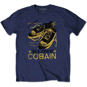 Kurt Cobain - Laces Boys T-Shirt Navy in the group MERCHANDISE / Merch / Pop-Rock at Bengans Skivbutik AB (5548743r)