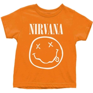 Nirvana - Happy Face Toddler Orange in the group MERCHANDISE / Merch / Pop-Rock at Bengans Skivbutik AB (5548770r)
