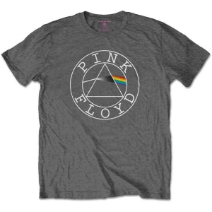 Pink Floyd - Circle Logo Boys T-Shirt Char in the group MERCHANDISE / Merch / Pop-Rock at Bengans Skivbutik AB (5548785r)