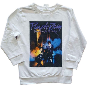 Prince - Purple Rain Boys Wht Sweatshirt in the group MERCHANDISE / Merch / RnB-Soul at Bengans Skivbutik AB (5548795r)