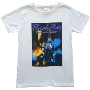 Prince - Purple Rain Album Boys T-Shirt  Wht in the group MERCHANDISE / Merch / RnB-Soul at Bengans Skivbutik AB (5548798r)