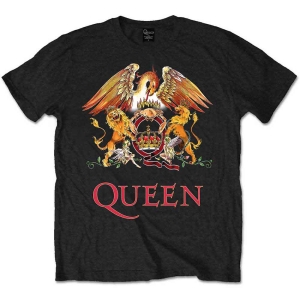 Queen - Classic Crest Boys T-Shirt Bl in the group MERCHANDISE / Merch / Pop-Rock at Bengans Skivbutik AB (5548802r)