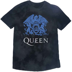 Queen - Blue Crest Boys T-Shirt Bl Dip-Dye in the group MERCHANDISE / Merch / Pop-Rock at Bengans Skivbutik AB (5548811r)