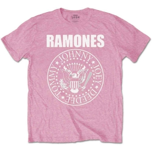 Ramones - Presidential Seal Boys T-Shirt Pink in the group MERCHANDISE / Merch / Punk at Bengans Skivbutik AB (5548816r)