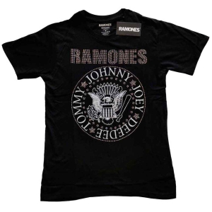 Ramones - Presidential Seal Emb Boys T-Shirt Bl in the group MERCHANDISE / Merch / Punk at Bengans Skivbutik AB (5548817r)