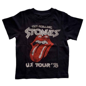 Rolling Stones - Us Tour 78 Toddler T-Shirt Bl in the group MERCHANDISE / Merch / Pop-Rock at Bengans Skivbutik AB (5548828r)