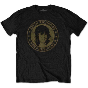 Rolling Stones - Keith For President Boys T-Shirt Bl in the group MERCHANDISE / Merch / Pop-Rock at Bengans Skivbutik AB (5548838r)