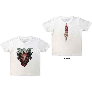 Slipknot - Infected Goat Boys T-Shirt Wht in the group MERCHANDISE / Merch / Hårdrock at Bengans Skivbutik AB (5548845r)