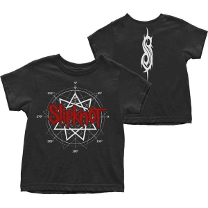 Slipknot - Star Logo Toddler T-Shirt Bl in the group MERCHANDISE / Merch / Hårdrock at Bengans Skivbutik AB (5548847r)