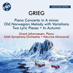 Grant Johannesen Utah Symphony Orc - Grieg: Piano Concerto In A Minor, O in the group CD / Upcoming releases / Classical at Bengans Skivbutik AB (5549444)