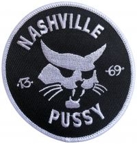 Nashville Pussy - Patch Pussycat (9 Cm) in the group MERCHANDISE / Accessoarer / Nyheter / Hårdrock at Bengans Skivbutik AB (5549660)