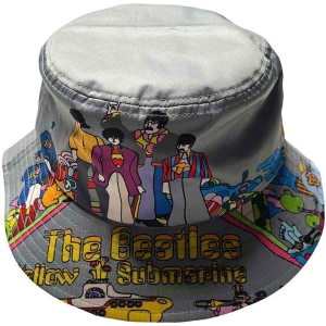 The Beatles - Yellow Submarine Grey Bucket Hat in the group MERCHANDISE / Merch / Pop-Rock at Bengans Skivbutik AB (5550282r)