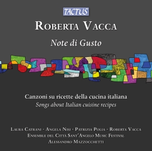 Roberta Vacca - Note Di Gusto - Songs About Italian in the group OUR PICKS / Friday Releases / Friday the 5th July at Bengans Skivbutik AB (5550498)