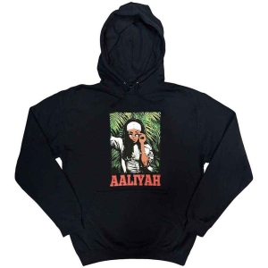 Aaliyah - Foliage Uni Navy Hoodie in the group MERCHANDISE / Hoodies / RnB-Soul at Bengans Skivbutik AB (5550907r)