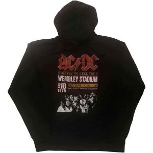 Ac/Dc - Wembley  79 Uni Bl Eco Hoodie in the group MERCHANDISE / Hoodies / Hårdrock at Bengans Skivbutik AB (5550908r)