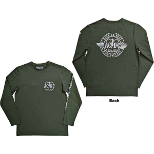 Ac/Dc - Rock Or Bust Uni Green Long Sleeve Ts in the group MERCHANDISE / Hoodies / Hårdrock at Bengans Skivbutik AB (5550917r)